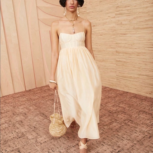 Ulla Johson Mariza Organza Midi Dress - Picture 3 of 6